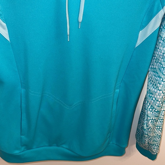 Adidas Hoodie Size L Color Blue - Picture 3 of 9